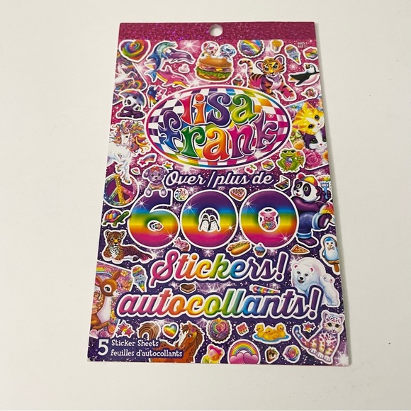 Lisa Frank Over 600 Stickers - Picture 1 of 16
